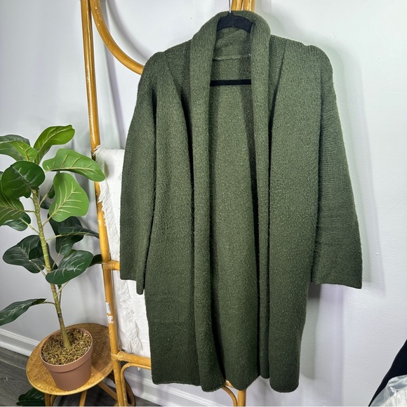 Kindred Bravely Olive Green Cardigan sz M/L - Picture 4 of 8